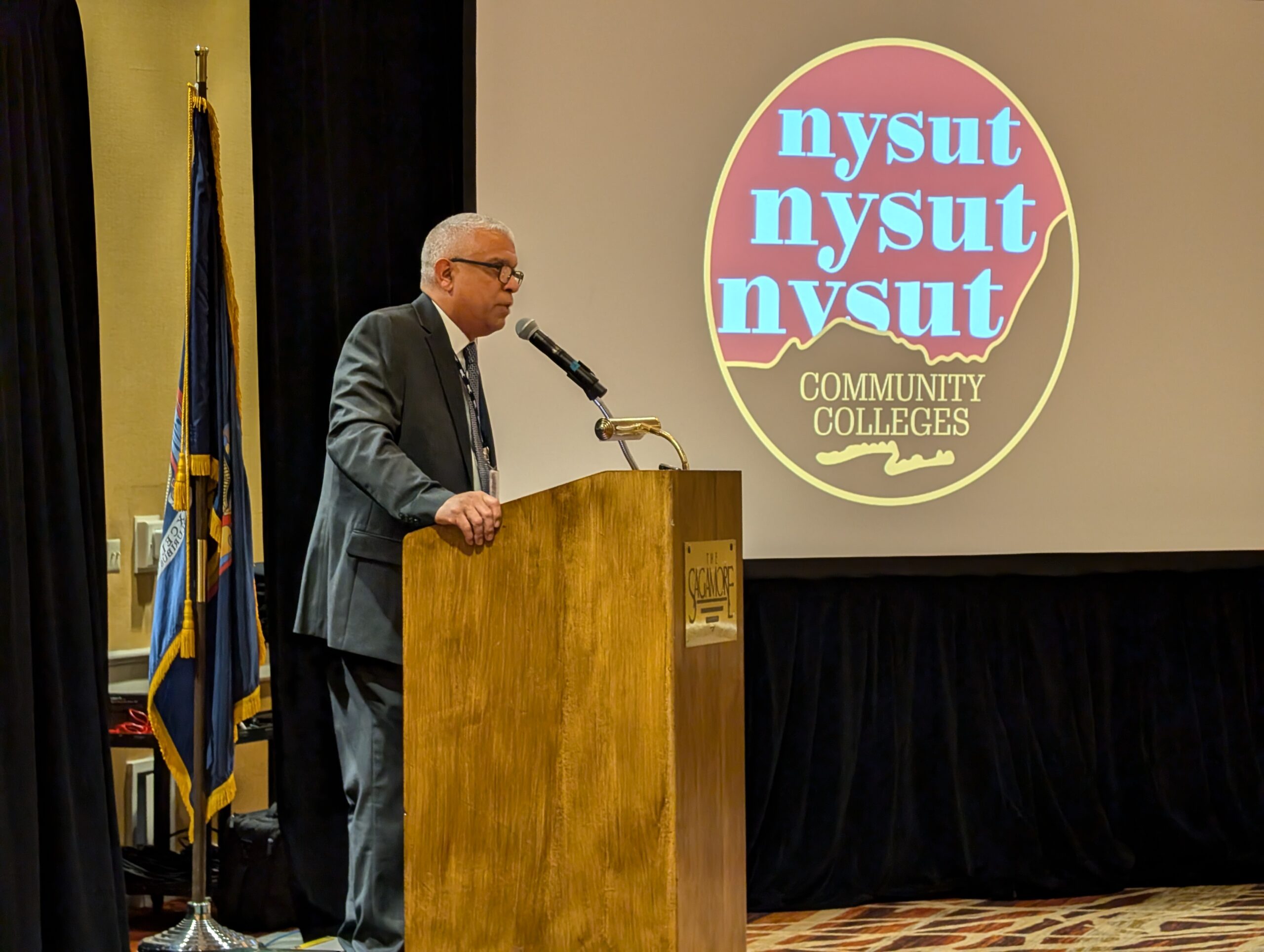 Opening plenary and Tony Cruz receiving NYSUTs Higher Education Member of the Year Award